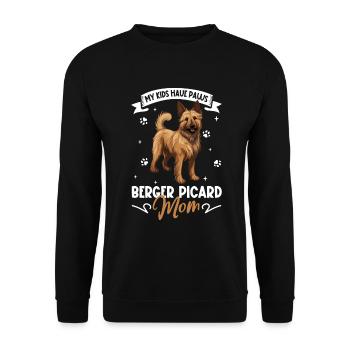 Berger Picar Mama - Unisex Sweatshirt - black - Front - Alina (178cm) & Michal (187cm)