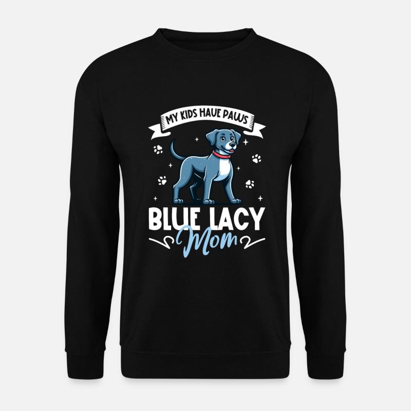 Blue Lacy Mama - Unisex Pullover - Schwarz