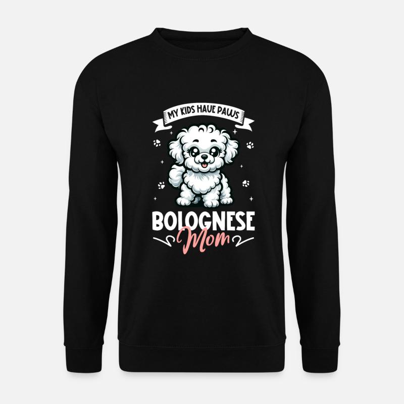 Bolognese mom - Unisex Sweatshirt - black