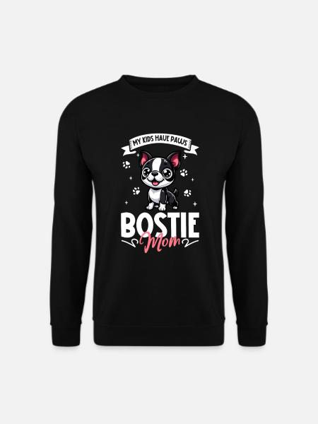 Boston Terrier Mama - Unisex Pullover - Schwarz