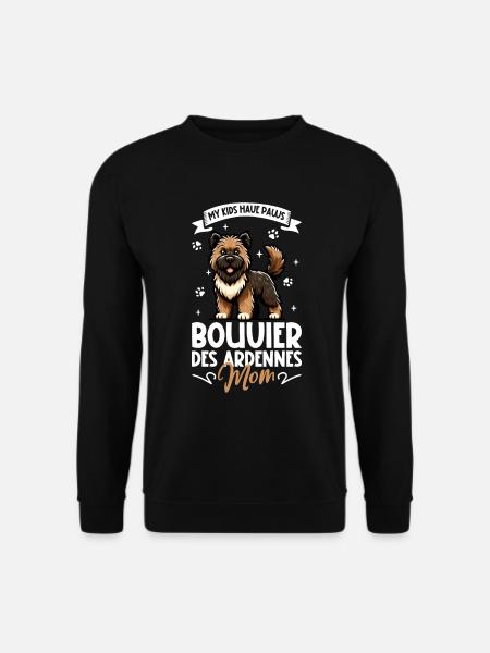Bouvier des Ardennes Mama - Unisex Sweatshirt - black