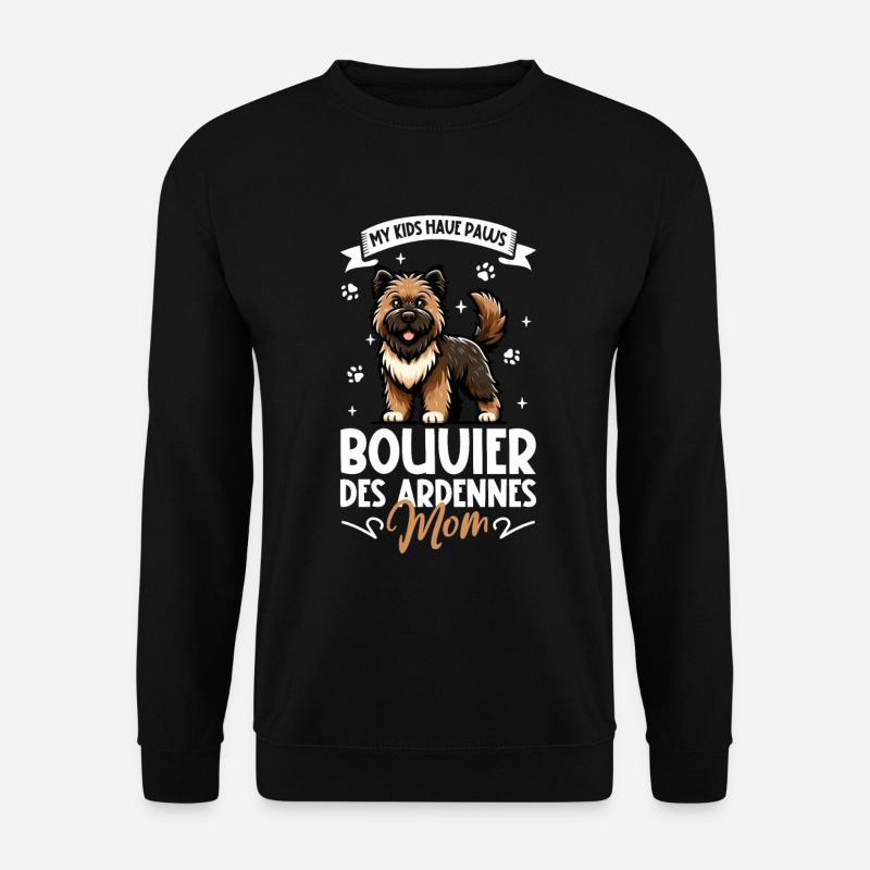 Bouvier des Ardennes Mama - Unisex Sweatshirt - black