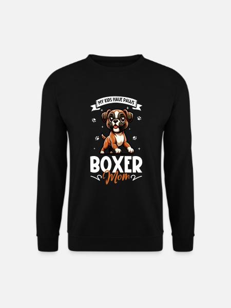 Maman boxeuse - Sweat-shirt Unisexe - noir