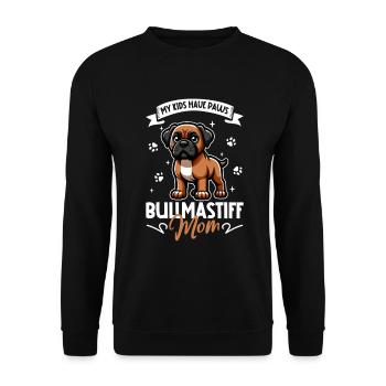 Maman Bullmastiff - Sweat-shirt Unisexe - noir - Devant - Alina (178cm) & Michal (187cm)