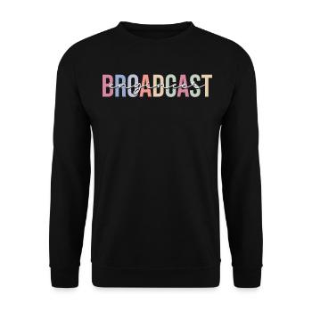 Broadcasting technician technology - Unisex Sweatshirt - black - Front - Alina (178cm) & Michal (187cm)