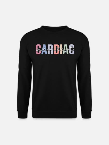 Herzspezialist Krankenschwester Kardiologie - Unisex Pullover - Schwarz