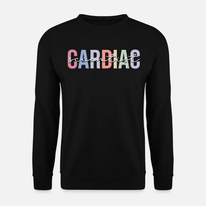 Herzspezialist Krankenschwester Kardiologie - Unisex Pullover - Schwarz