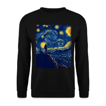 Routard Randonnée Camping Randonnée Sternennach - Sweat-shirt Unisexe - noir - Devant - Alina (178cm) & Michal (187cm)