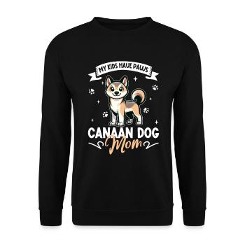 Canaan Chien Maman - Sweat-shirt Unisexe - noir - Devant - Alina (178cm) & Michal (187cm)