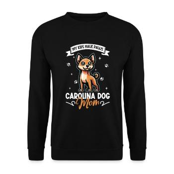 Carolina Dog Mom - Unisex Sweatshirt - black - Front - Alina (178cm) & Michal (187cm)