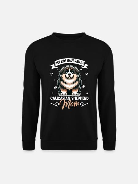 Caucasian Ovcharka Mom - Unisex Sweatshirt - black