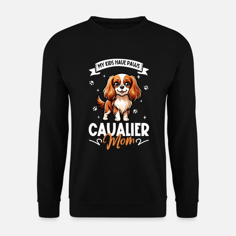 Cavalier King Charles Spaniel Mama - Unisex Pullover - Schwarz