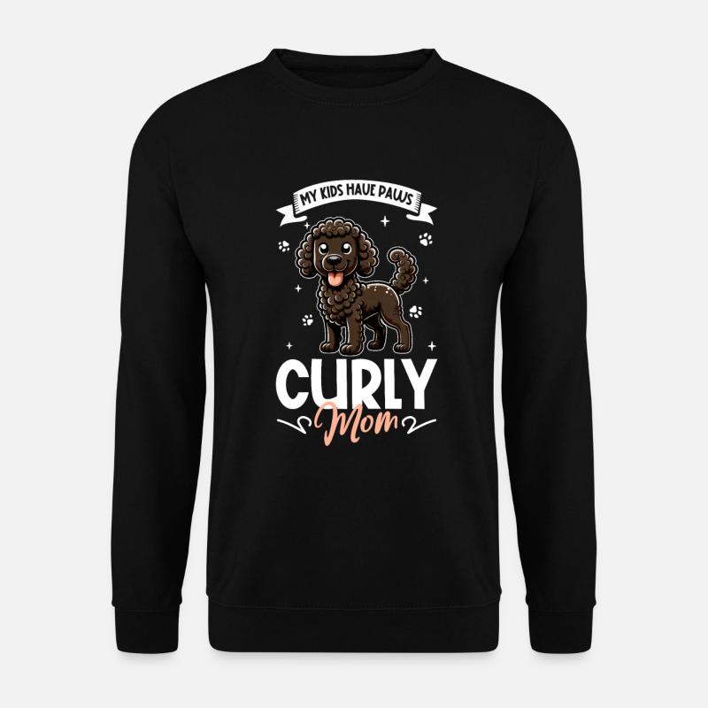 Curly-coated Retriever Mom - Unisex Sweatshirt - black