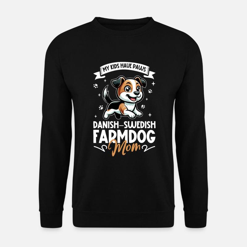 Dansk-Svensk Gårdshund Mama - Unisex Sweatshirt - black