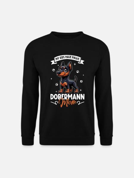 Dobermann Mama - Unisex Pullover - Schwarz