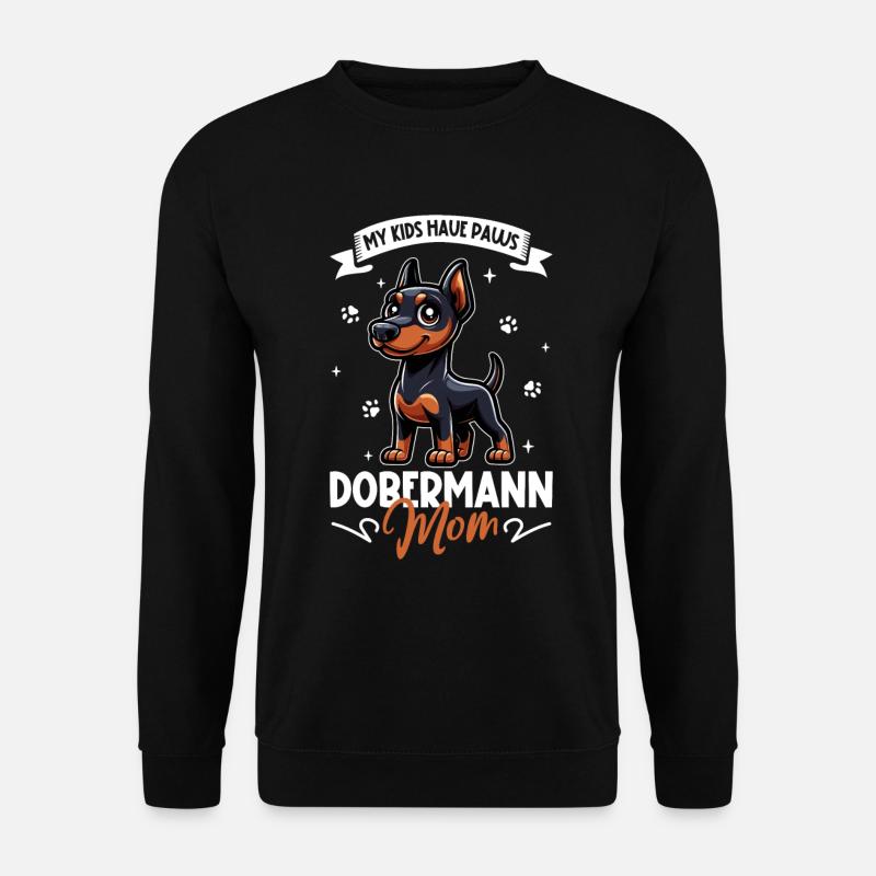 Doberman Mom - Unisex Sweatshirt - black