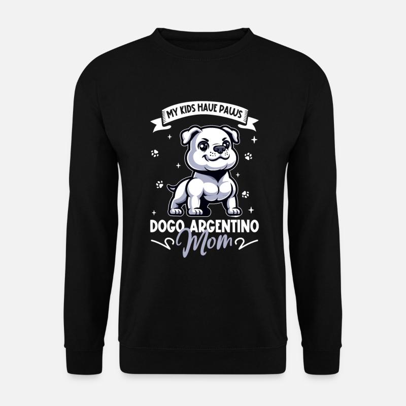 Dogue Argentino Maman - Sweat-shirt Unisexe - noir