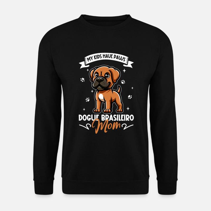 Dogue Brasileiro Mama - Sweat-shirt Unisexe - noir