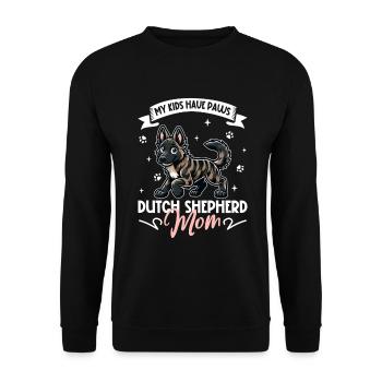 Berger Hollandais Mama - Sweat-shirt Unisexe - noir - Devant - Alina (178cm) & Michal (187cm)