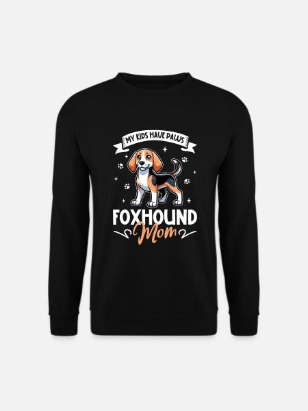 English Foxhound Mama - Unisex Sweatshirt - black