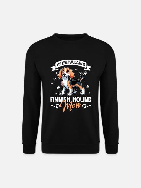 Finnish Hound Mom - Unisex Sweatshirt - black
