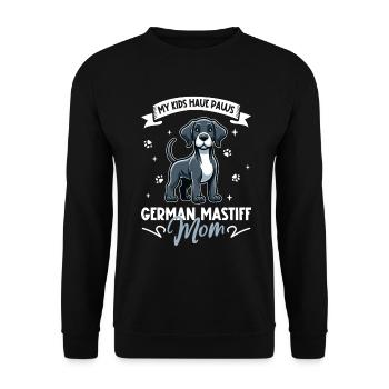 Great Dane Mom - Unisex Sweatshirt - black - Front - Alina (178cm) & Michal (187cm)