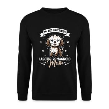 Lagotto Romagnolo Mama - Unisex Pullover - Schwarz - Vorne - Alina (178cm) & Michal (187cm)