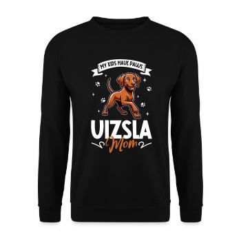 Magyar Vizsla Mama - Unisex Sweatshirt - black - Front - Alina (178cm) & Michal (187cm)