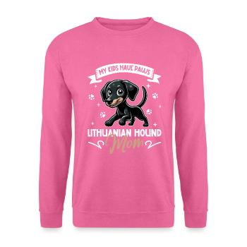 Litauische Bracke Mama - Unisex Pullover - Pink - Vorne
