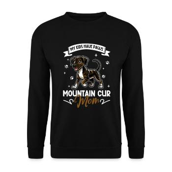 Cur Mama de montagne - Sweat-shirt Unisexe - noir - Devant - Alina (178cm) & Michal (187cm)