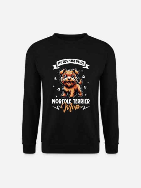 Norfolk Terrier Mom - Unisex Sweatshirt - black