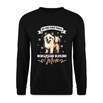 Maman boo norvégienne - Sweat-shirt Unisexe - noir - Devant - Alina (178cm) & Michal (187cm)