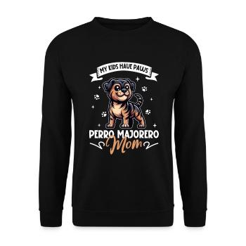 Majorero Canario Maman - Sweat-shirt Unisexe - noir - Devant - Alina (178cm) & Michal (187cm)