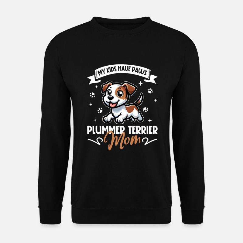 Plummer Terrier Mom - Unisex Sweatshirt - black