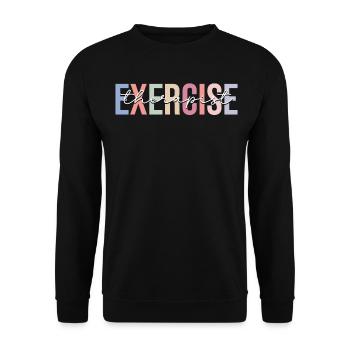 Movement Therapist Therapy - Unisex Sweatshirt - black - Front - Alina (178cm) & Michal (187cm)