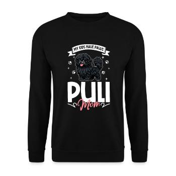 Puli Mama - Sweat-shirt Unisexe - noir - Devant - Alina (178cm) & Michal (187cm)