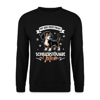 Schillerstövare Mama - Unisex Pullover - Schwarz - Vorne - Alina (178cm) & Michal (187cm)