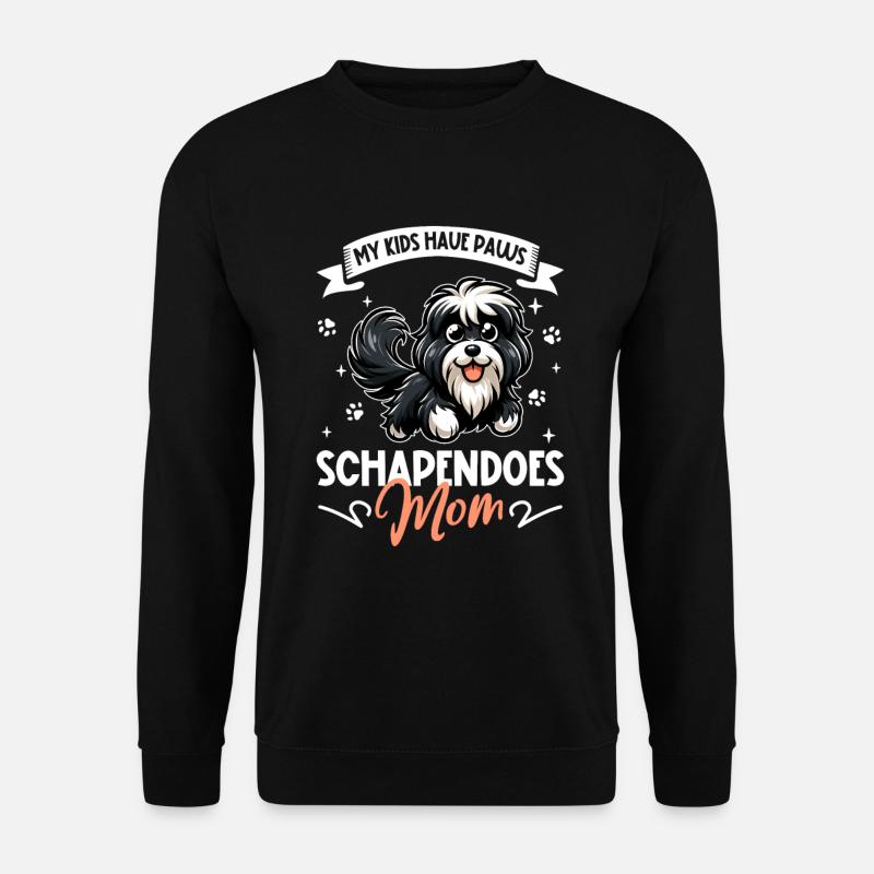 Schapendoes Mama - Sweat-shirt Unisexe - noir