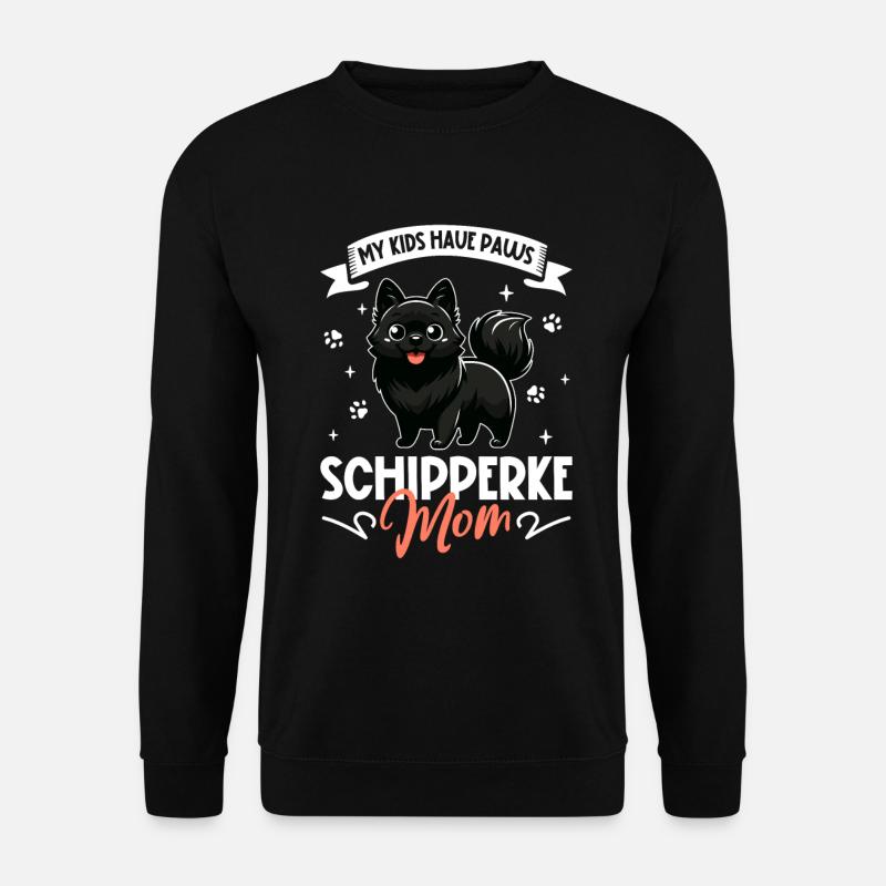 Schipperke Mom - Unisex Sweatshirt - black