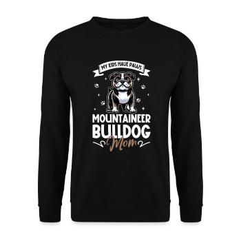 Maman bouledogue serrano - Sweat-shirt Unisexe - noir - Devant - Alina (178cm) & Michal (187cm)