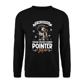 Slovensky hrubosrsty stavac maman - Sweat-shirt Unisexe - noir - Devant - Alina (178cm) & Michal (187cm)