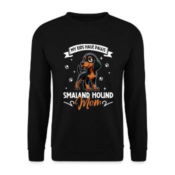 Smålandsstövare Mama - Unisex Pullover - Schwarz - Vorne - Alina (178cm) & Michal (187cm)