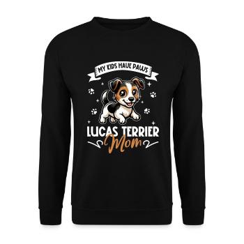 Sporting Lucas Terrier Mama - Unisex Pullover - Schwarz - Vorne - Alina (178cm) & Michal (187cm)