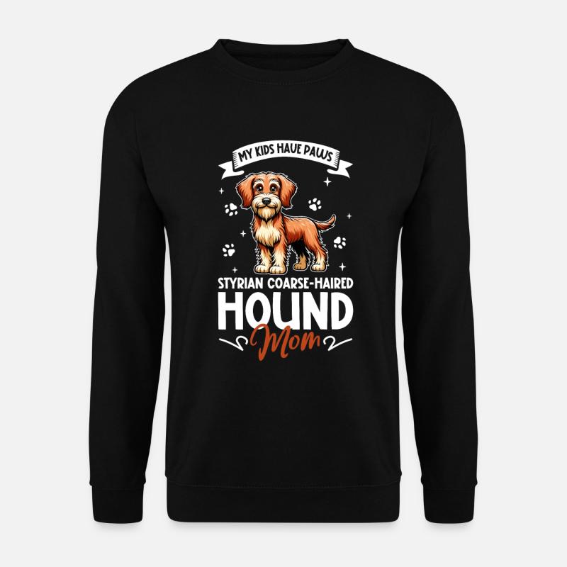 Styrian Rough-haired Hound Mama - Unisex Sweatshirt - black