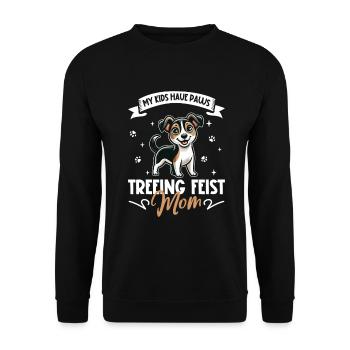 Mountain Feist Mama - Unisex Pullover - Schwarz - Vorne - Alina (178cm) & Michal (187cm)
