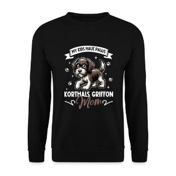 La mère de Griffon Korthal - Sweat-shirt Unisexe - noir - Devant - Alina (178cm) & Michal (187cm)