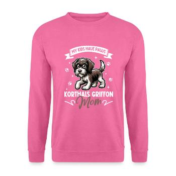 Griffon Korthals Mama - Unisex Pullover - Pink - Vorne