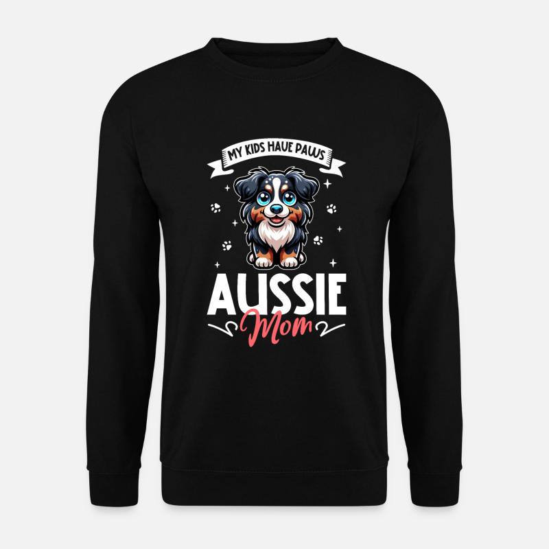 Australian Shepherd Mama - Unisex Pullover - Schwarz