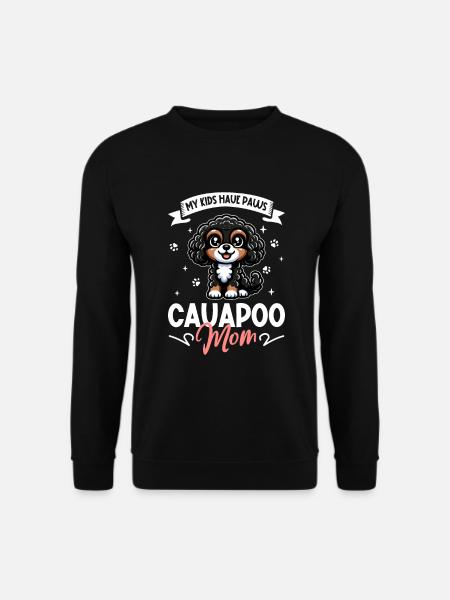 Maman Cavapoo - Sweat-shirt Unisexe - noir