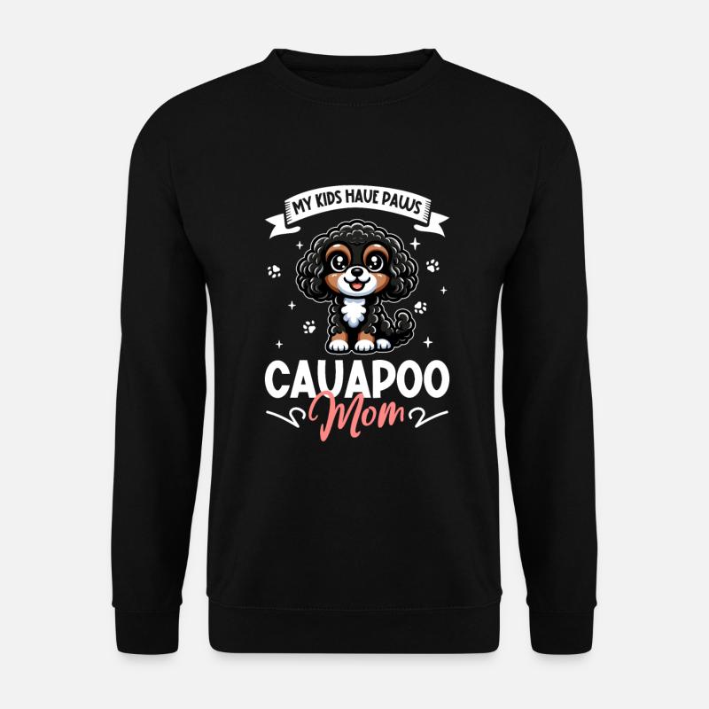 Maman Cavapoo - Sweat-shirt Unisexe - noir